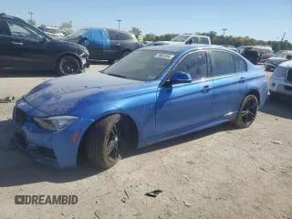 2015 BMW 3 Series 335i xDrive with VIN WBA3B9G58FNR93124, listed as a Copart auction lot 73853504 with 105,967 mi miles and Salvage Title. Bid and sale history available at carsss.com. Image 1.