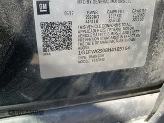 2017 Chevrolet Bolt EV LT z VIN 1G1FW6S08H4165154, wystawiony jako Copart lot #47934435 z przebiegiem 76 692 mil mil oraz Szkody całkowita. Historia ofert i sprzedaży dostępna na DreamBid. Obrazek 12.