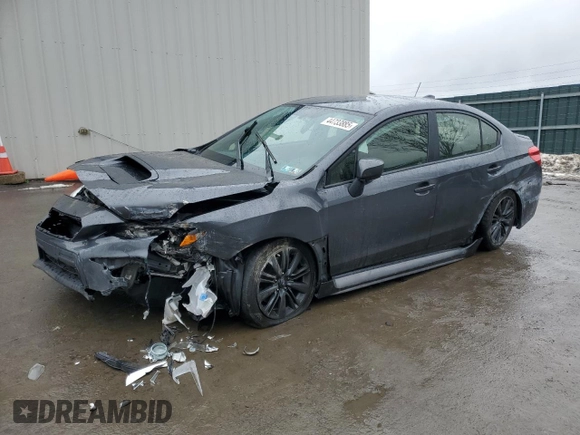 2021 Subaru WRX with VIN JF1VA1A68M9803769, listed as a Copart auction lot 44733885 with 0 mi miles and Salvage Title. Bid and sale history available at carsss.com. Image 1.