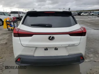 2021 Lexus UX 200 with VIN JTHX3JBHXM2040304, listed as a Copart auction lot 49006725 with 51,543 mi miles and Salvage title. Bid and sale history available at DreamBid. Image 6.
