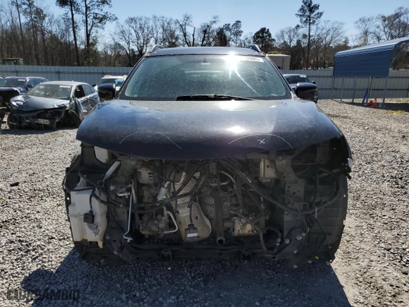 2016 Nissan Rogue SV with VIN 5N1AT2MV3GC855132, listed as a Copart auction lot 49412885 with 135,514 mi miles and Salvage Title. Bid and sale history available at carsss.com. Image 5.