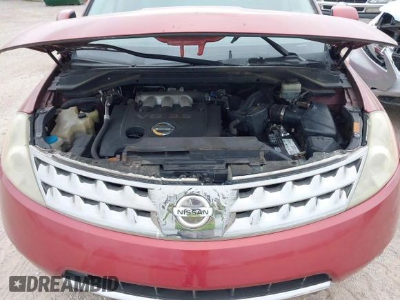 2006 Nissan Murano S with VIN JN8AZ08W26W549826, listed as a IAAI auction lot 42482059 with 270,805 mi miles and . Bid and sale history available at DreamBid. Image 10.