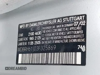 2003 Mercedes-Benz C 240 z VIN WDBRH61J03F325869, wystawiony jako IAAI lot #42416077 z przebiegiem Nie podano mil oraz . Historia ofert i sprzedaży dostępna na DreamBid. Obrazek 9.
