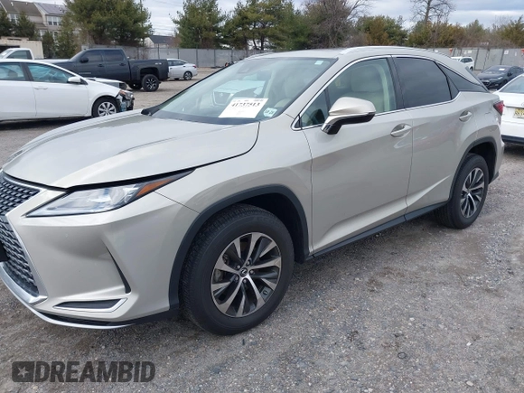 2021 Lexus RX with VIN 2T2HZMDA4MC260038, listed as a IAAI auction lot 41737513 with 45,252 mi miles. Bid and sale history available at carsss.com. Image 2.