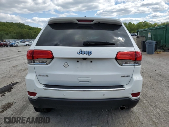 2017 Jeep Grand Cherokee Limited z VIN 1C4RJFBG0HC680218, wystawiony jako Copart lot #56272905 z przebiegiem 59 500 mil mil oraz Szkoda całkowita • Salvage title. Historia ofert i sprzedaży dostępna na DreamBid. Obrazek 6.