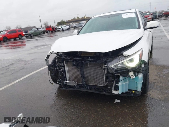 2015 Infiniti Q50 Premium with VIN JN1BV7AR1FM393866, listed as a IAAI auction lot 41807059 with 79,300 mi miles. Bid and sale history available at carsss.com. Image 13.