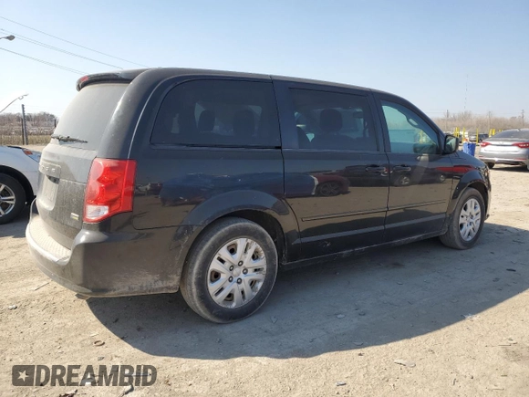 2015 Dodge Grand Caravan SE with VIN 2C4RDGBGXFR567989, listed as a Copart auction lot 55783925 with 275,012 mi miles and Salvage Title. Bid and sale history available at DreamBid. Image 3.