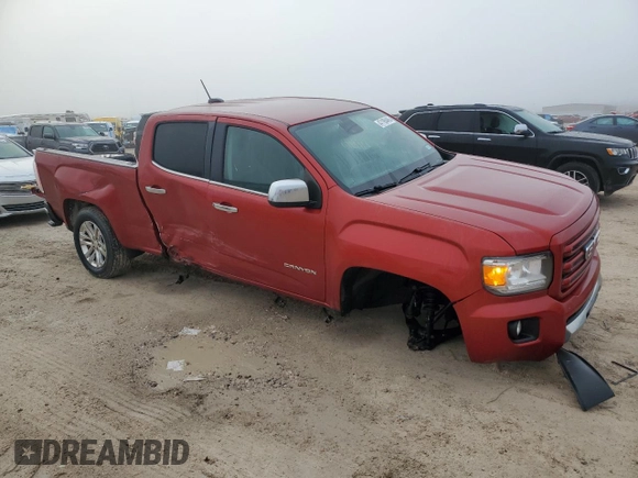 2016 GMC Canyon 2WD SLT with VIN 1GTG5DE39G1191139, listed as a Copart auction lot 47190445 with 95,307 mi miles and Salvage Title. Bid and sale history available at carsss.com. Image 4.