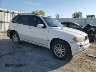 2006 BMW X5 3.0i with VIN 5UXFA13566LY43565, listed as a Copart auction lot 73193764 with 164,566 mi miles and Salvage Title. Bid and sale history available at carsss.com. Image 4.