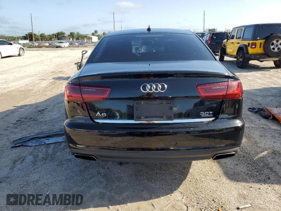 2016 Audi A6 Prestige with VIN WAUHGAFC9GN000885, listed as a Copart auction lot 53656633 with 98,685 mi miles and Salvage title. Bid and sale history available at DreamBid. Image 6.