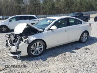 2014 Buick Regal Premium I with VIN 2G4GN5EXXE9204624, listed as a Copart auction lot 50684295 with 126,866 mi miles and Salvage Title. Bid and sale history available at carsss.com. Image 1.