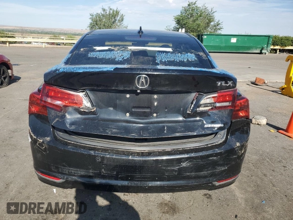 2015 Acura TLX Advance with VIN 19UUB3F70FA006953, listed as a Copart auction lot 65544585 with 92,016 mi miles and Salvage title. Bid and sale history available at DreamBid. Image 6.