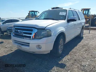 2011 Ford Expedition Max Limited with VIN 1FMJK1K51BEF09576, listed as a IAAI auction lot 41591224 with 270,236 mi miles and . Bid and sale history available at DreamBid. Image 2.