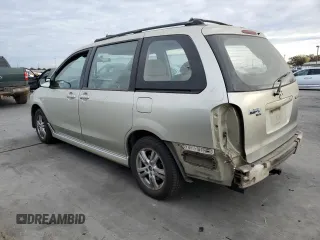 2005 Mazda MPV LX with VIN JM3LW28J350541157, listed as a Copart auction lot 78485524 with 213,554 mi miles and Salvage Title. Bid and sale history available at carsss.com. Image 2.