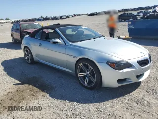 2007 BMW 6 Series M6 with VIN WBSEK93557CY78018, listed as a Copart auction lot 75722304 with 122,260 mi miles and Salvage Title. Bid and sale history available at carsss.com. Image 4.
