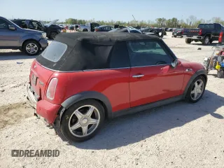 2005 MINI Convertible S with VIN WMWRH33535TF84456, listed as a Copart auction lot 50120725 with 149,840 mi miles and Salvage Title. Bid and sale history available at DreamBid. Image 3.
