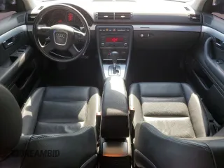 2007 Audi A4 with VIN WAUKF98E57A152630, listed as a Copart auction lot 76927614 with 71,930 mi miles and Salvage title. Bid and sale history available at DreamBid. Image 8.