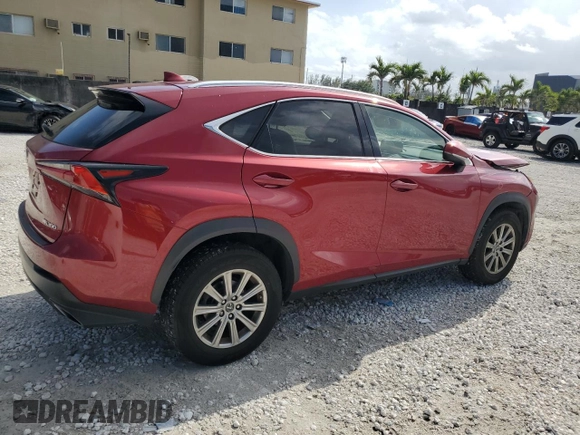 2018 Lexus NX with VIN JTJYARBZ5J2089955, listed as a Copart auction lot 51260035 with 76,414 mi miles and Salvage Title. Bid and sale history available at carsss.com. Image 3.