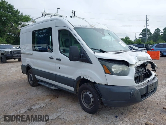 2015 Ford Transit Cargo with VIN 1FTNR1CM2FKB29029, listed as a IAAI auction lot 42286089 with 130,845 mi miles and . Bid and sale history available at DreamBid. Image 1.