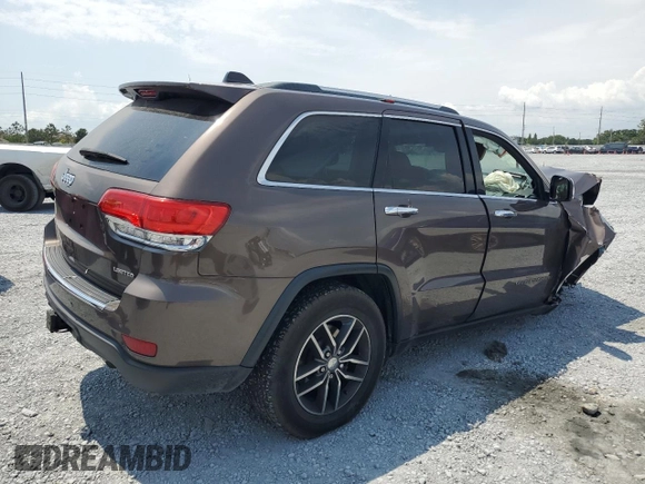 2018 Jeep Grand Cherokee Limited with VIN 1C4RJEBGXJC480320, listed as a Copart auction lot 56476355 with 90,202 mi miles and Salvage title. Bid and sale history available at DreamBid. Image 3.