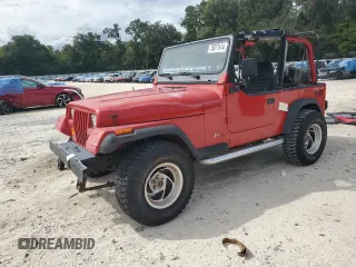 1994 Jeep Wrangler S with VIN 1J4FY19P2RP444892, listed as a Copart auction lot 75077944 with 0 mi miles and Salvage Title. Bid and sale history available at carsss.com. Image 1.
