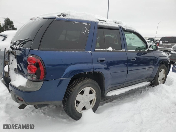 2002 Chevrolet TrailBlazer LTZ with VIN 1GNDT13S922128506, listed as a Copart auction lot 41372775 with NaN miles and Salvage Title. Bid and sale history available at carsss.com. Image 3.