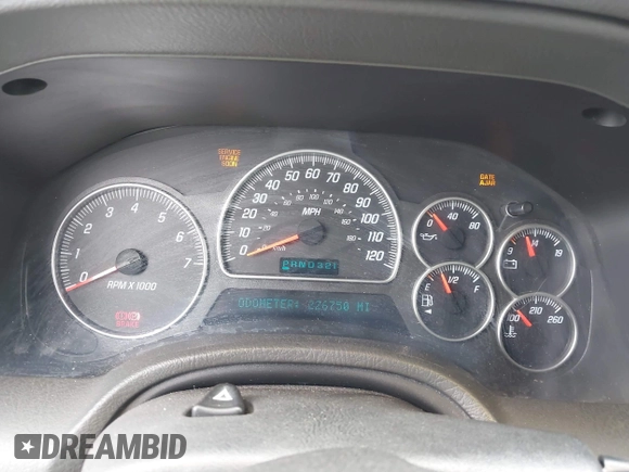 2003 GMC Envoy XL SLE with VIN 1GKES16S436167921, listed as a IAAI auction lot 42028489 with 226,750 mi miles. Bid and sale history available at carsss.com. Image 7.