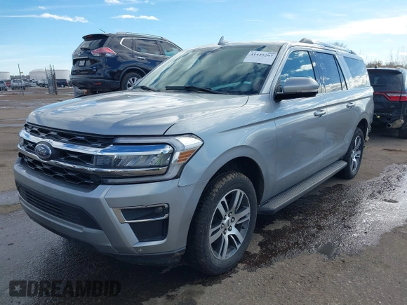 2024 Ford Expedition Max Limited with VIN 1FMJK2A82REA45595, listed as a IAAI auction lot 41425297 with 27,477 mi miles and . Bid and sale history available at DreamBid. Image 19.