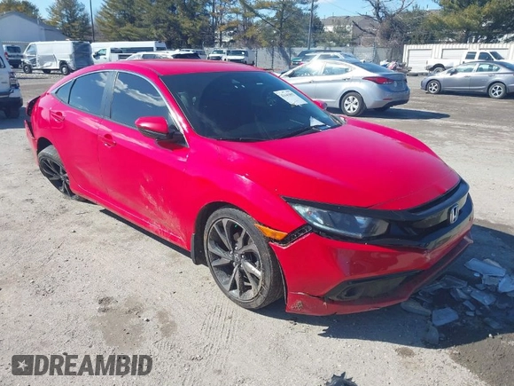 2020 Honda Civic Sedan Sport with VIN 2HGFC2F89LH550311, listed as a IAAI auction lot 41641862 with 100,175 mi miles. Bid and sale history available at carsss.com. Image 1.