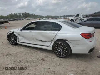 2019 BMW 7 Series 750i с VIN WBA7F0C52KGM24906, выставлен на аукционе Copart как лот 53934735 с пробегом 96 247 миль миль и Списание • Salvage title. История ставок и продаж доступна на DreamBid. Изображение 2.