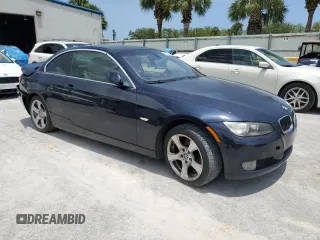 2008 BMW 3 Series 328i with VIN WBAWL13578PX20023, listed as a Copart auction lot 52322035 with 134,758 mi miles and Salvage title. Bid and sale history available at DreamBid. Image 4.