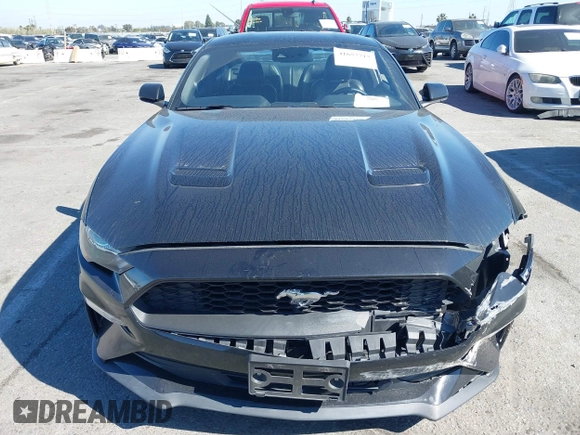 2022 Ford Mustang EcoBoost with VIN 1FA6P8TH4N5104366, listed as a IAAI auction lot 41657715 with 61,083 mi miles. Bid and sale history available at carsss.com. Image 12.