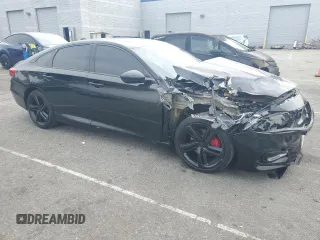2020 Honda Accord Sport with VIN 1HGCV2F3XLA020073, listed as a Copart auction lot 57354185 with 41,649 mi miles and Salvage title. Bid and sale history available at DreamBid. Image 4.