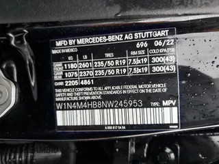 2022 Mercedes-Benz GLB with VIN W1N4M4HB8NW245953, listed as a Copart auction lot 36341273 with 0 mi miles. Bid and sale history available at carsss.com. Image 13.