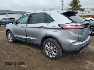 2022 Ford Edge Titanium with VIN 2FMPK4K97NBB07916, listed as a Copart auction lot 52019925 with 0 mi miles and Salvage Title. Bid and sale history available at carsss.com. Image 2.