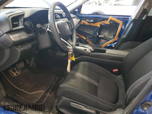 2016 Honda Civic Sedan LX with VIN 19XFC2F57GE008212, listed as a Copart auction lot 52195615 with 86,806 mi miles and Salvage Title. Bid and sale history available at carsss.com. Image 7.