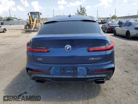 2019 BMW X4 M40i with VIN 5UXUJ5C57KLJ62744, listed as a Copart auction lot 43628303 with 31,448 mi miles. Bid and sale history available at carsss.com. Image 6.