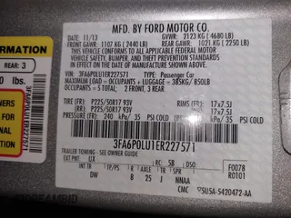 2014 Ford Fusion SE Hybrid с VIN 3FA6P0LU1ER227571, выставлен на аукционе IAAI как лот 42391487 с пробегом 127 979 миль миль и . История ставок и продаж доступна на DreamBid. Изображение 9.
