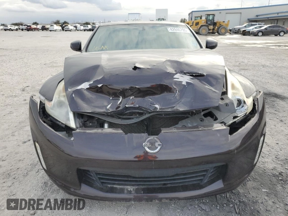 2014 Nissan 370Z Nismo with VIN JN1AZ4EH3EM633305, listed as a Copart auction lot 42846795 with 45,430 mi miles and Salvage Title. Bid and sale history available at DreamBid. Image 5.
