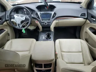 2018 Acura MDX Technology with VIN 5J8YD4H53JL008190, listed as a Copart auction lot 55620065 with 70,180 mi miles and Salvage title. Bid and sale history available at DreamBid. Image 8.