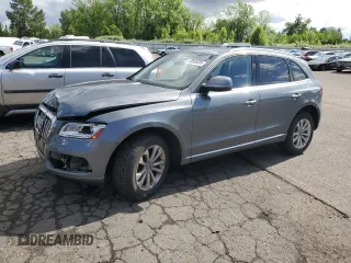 2015 Audi Q5 Premium with VIN WA1CFAFP2FA016039, listed as a Copart auction lot 58868285 with 150,955 mi miles and Salvage title. Bid and sale history available at DreamBid. Image 1.