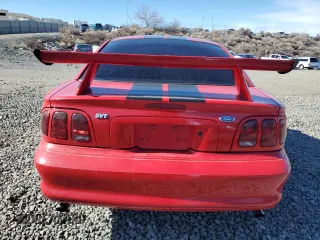 1997 Ford Mustang Cobra with VIN 1FALP47V9VF126238, listed as a Copart auction lot 45098285 with 0 mi miles and Salvage Title. Bid and sale history available at carsss.com. Image 6.