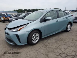 2021 Toyota Prius L Eco with VIN JTDKAMFU7M3147458, listed as a Copart auction lot 64562995 with 77,180 mi miles and Salvage title. Bid and sale history available at DreamBid. Image 1.