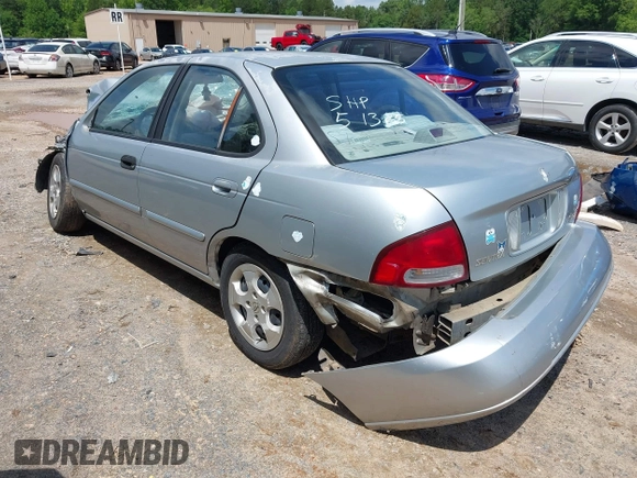 2003 Nissan Sentra XE z VIN 3N1CB51D43L714603, wystawiony jako IAAI lot #42392644 z przebiegiem 201 656 mil mil oraz . Historia ofert i sprzedaży dostępna na DreamBid. Obrazek 3.