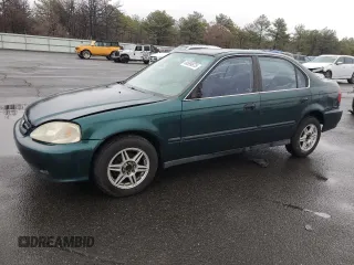 1999 Honda Civic LX with VIN 1HGEJ6679XL021479, listed as a Copart auction lot 49599875 with 216,790 mi miles and Clean Title. Bid and sale history available at carsss.com. Image 1.