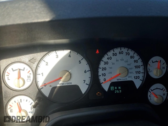 2006 Dodge 1500 SLT with VIN 3D7KS19D66G209168, listed as a Copart auction lot 50353895 with 263,392 mi miles and Salvage Title. Bid and sale history available at carsss.com. Image 8.
