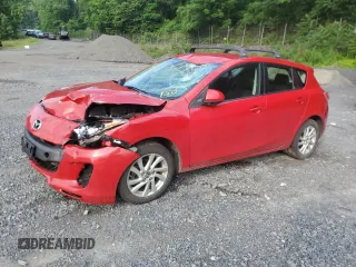 2013 Mazda 3 i Touring with VIN JM1BL1LP0D1741473, listed as a Copart auction lot 61678775 with 156,011 mi miles and Salvage title. Bid and sale history available at DreamBid. Image 1.