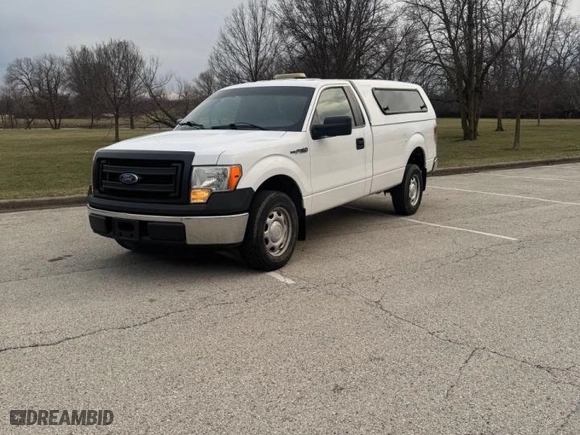 2014 Ford F-150 XL with VIN 1FTMF1CM3EKE33425, listed as a Copart auction lot 51073735 with 147,169 mi miles and Clean Title. Bid and sale history available at carsss.com. Image 2.