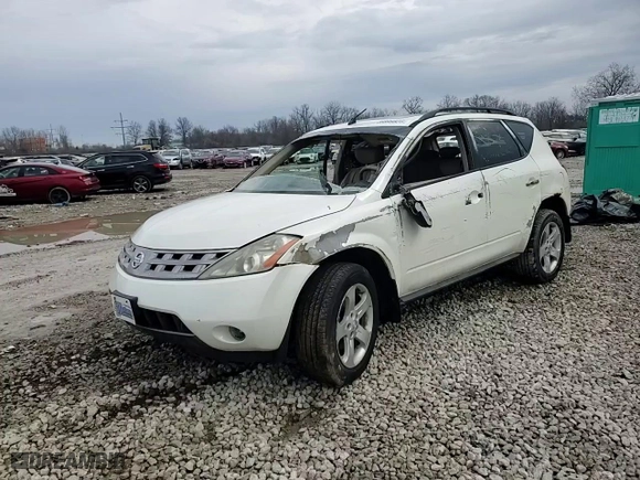 2005 Nissan Murano SL with VIN JN8AZ08W15W439798, listed as a Copart auction lot 46899525 with 0 mi miles and Salvage Title. Bid and sale history available at carsss.com. Image 12.
