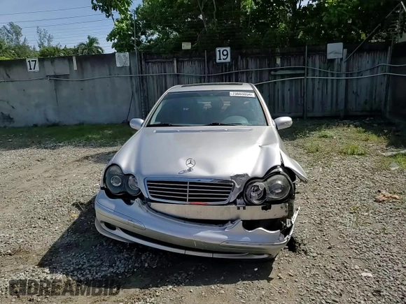2003 Mercedes-Benz C 230 Kompressor with VIN WDBRF40J93F383720, listed as a Copart auction lot 75665054 with Not Provided miles and Salvage Title. Bid and sale history available at DreamBid. Image 11.
